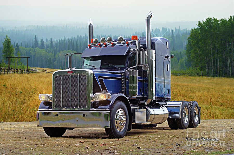 Peterbilt In 100 Mile House Photograph by Randy Harris