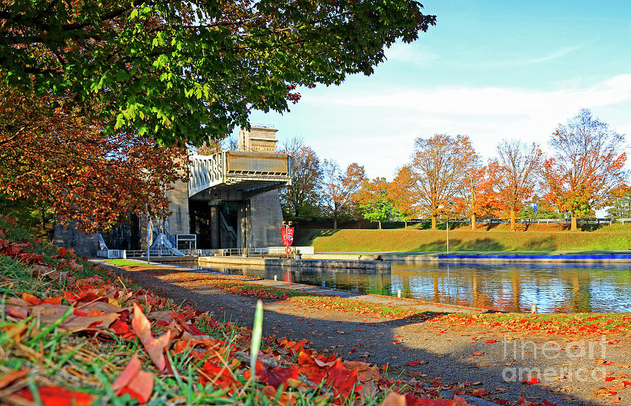 Peterborough Lift Lock National Historic Site Canada Photograph by Charline Xia
