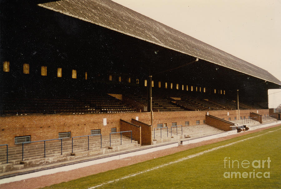 Peterborough - London Road -Main Stand 1 - 1970s Photograph by Legendary Football Grounds