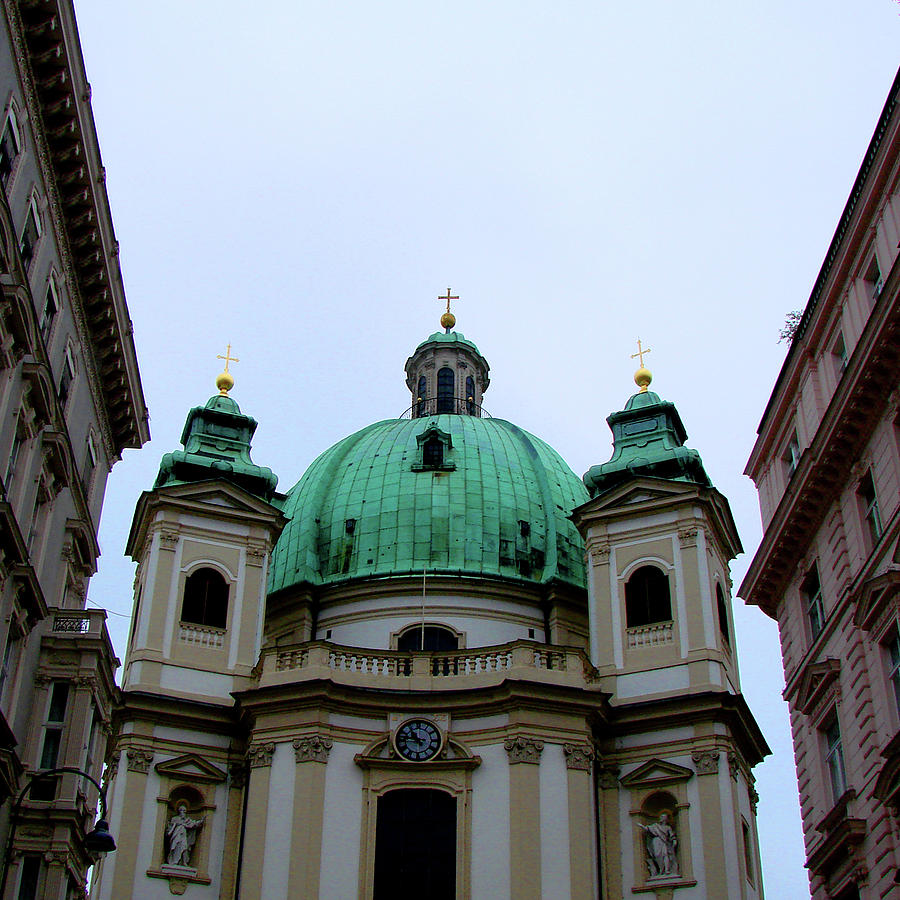 Architecture Photograph - Peterskirche, Vienna by Iqbal Misentropy