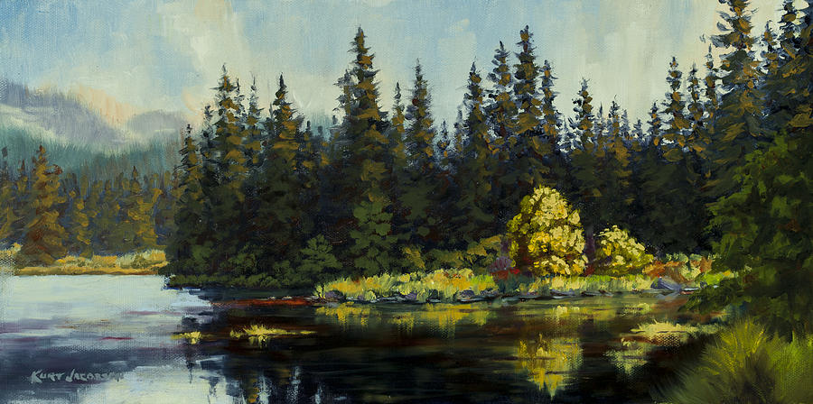 Peterson Lake Painting by Kurt Jacobson