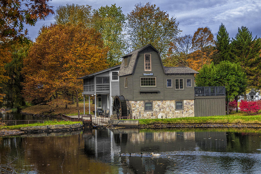 Peterson Mill in October Photograph by Randall Nyhof