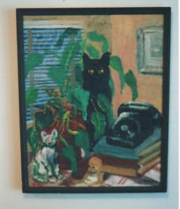 Cats Painting - Peti And Friends by Cathey Bayless Cats Painting - Peti And Friends by Cathey Bayless