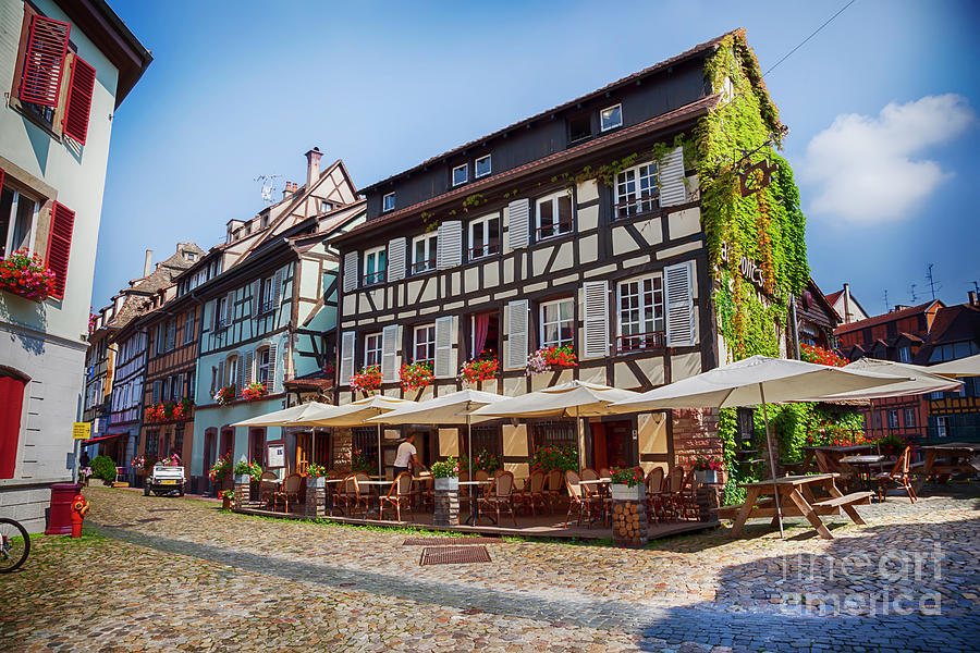 Petit-France - part of old town, Strasbourg,  France, July 2014 Photograph by Ariadna De Raadt