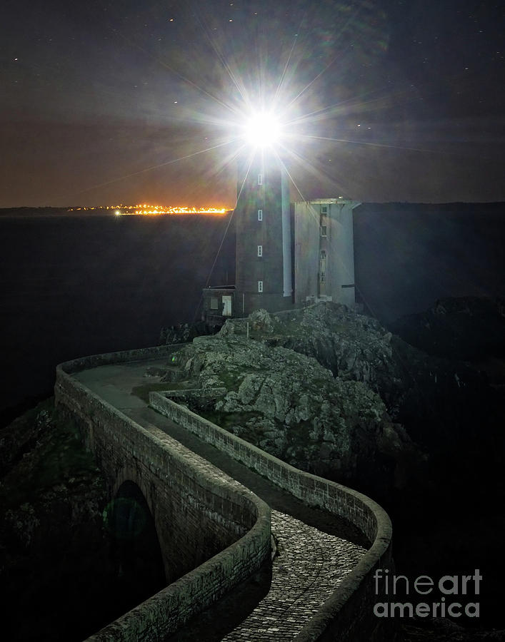 Petit Minou lighthouse at dawn Photograph by Izet Kapetanovic