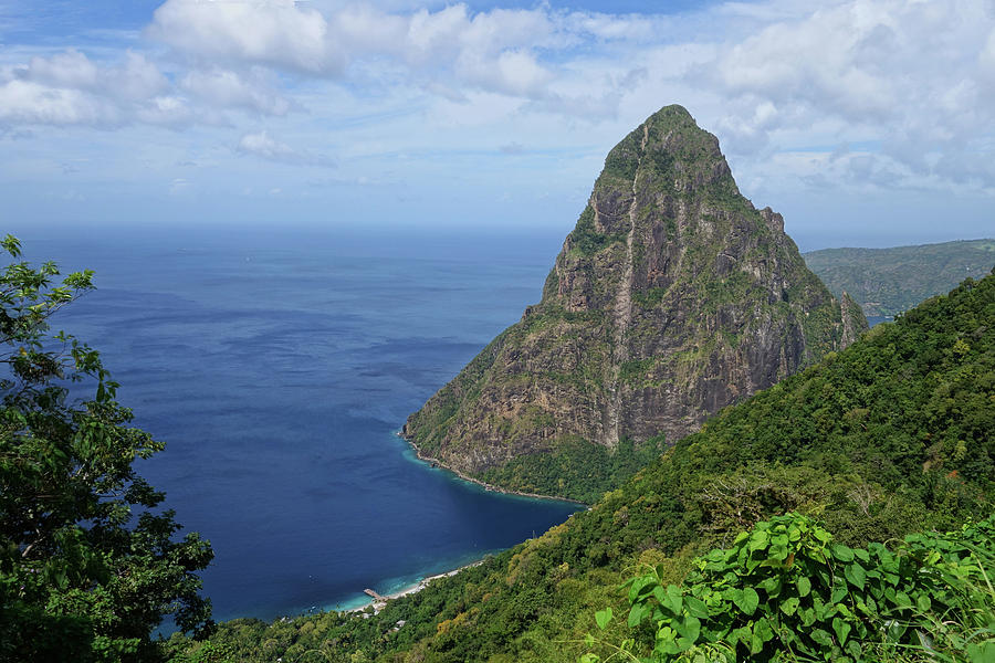 Mountain Photograph - Petit Piton Saint Lucia Caribbean by Toby McGuire