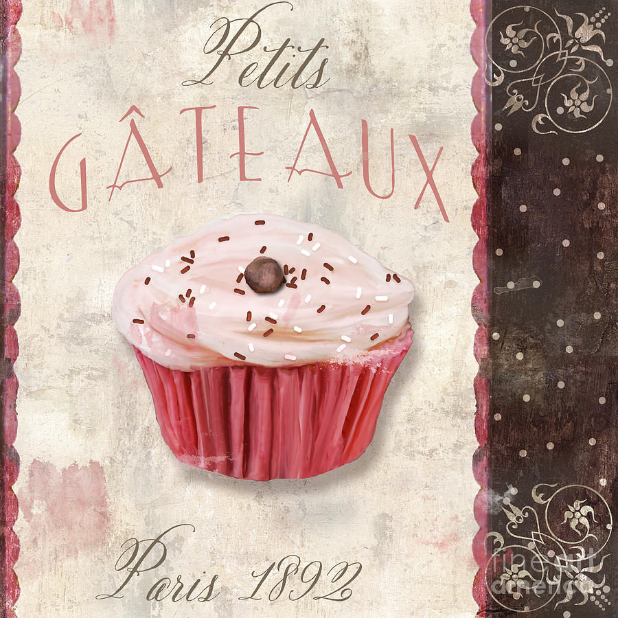 Petits Gateaux Painting by Mindy Sommers