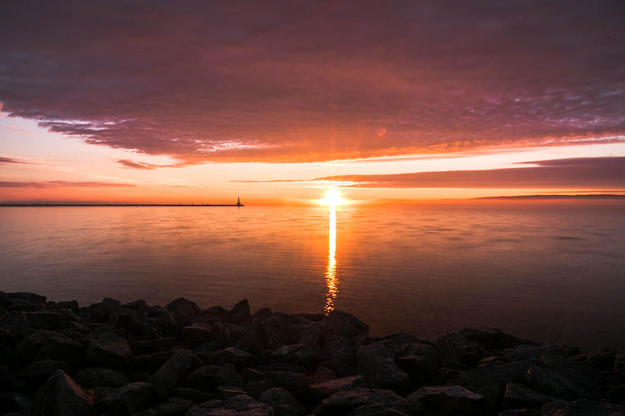 Petoskey Sunset Photograph by Ezra Coe - Pixels