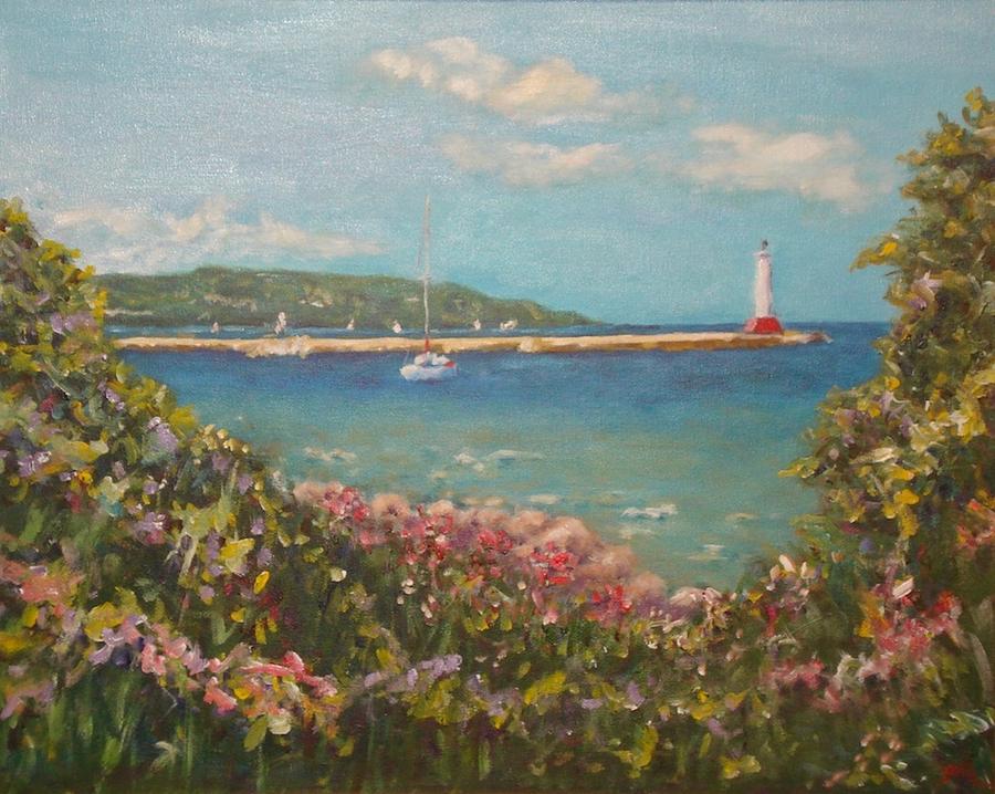 Petoskey Waterfront Painting by Jamia Gilbert - Fine Art America