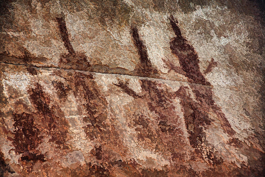 Honanki Pictographs4 Pnt Photograph by Theo OConnor