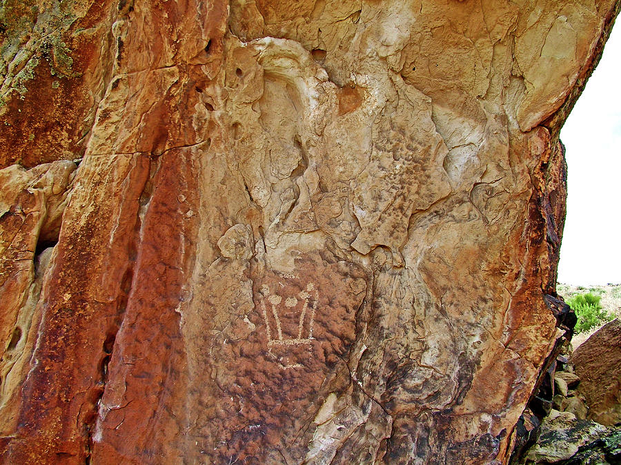 Petroglyph in Dinosaur National Monument, Utah Photograph by Ruth Hager