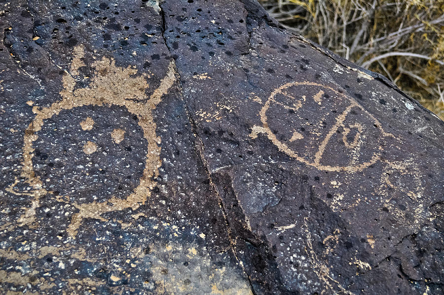 Petroglyph Monument Faces Photograph by Kyle Hanson