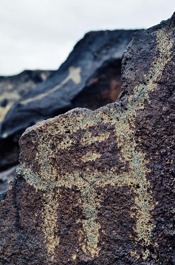 Petroglyph National Monument Art Portrait Photograph by Kyle Hanson