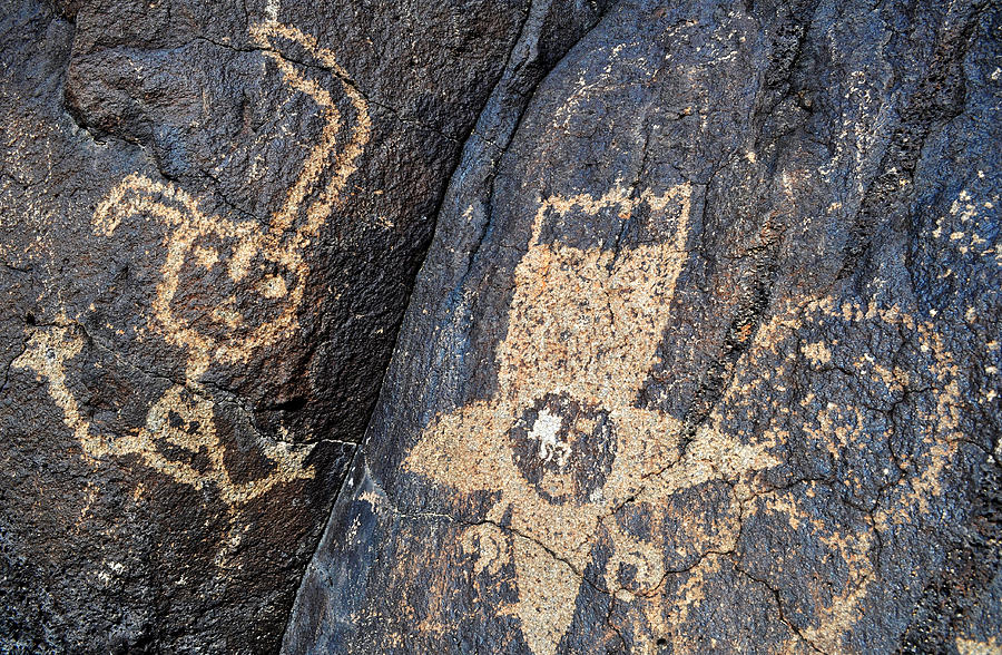 Petroglyph National Monument Star People Photograph by Kyle Hanson