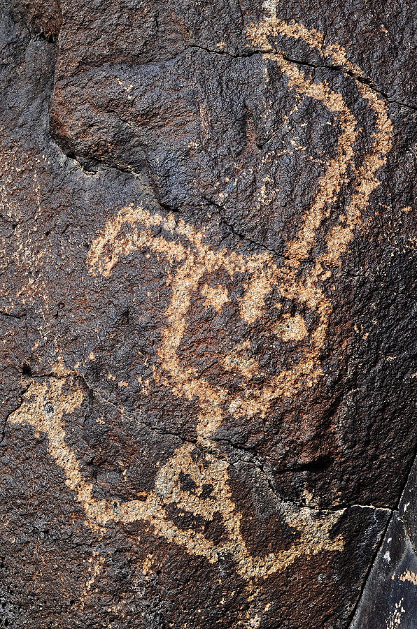Petroglyph National Monument Star Visitor Portrait Photograph by Kyle Hanson