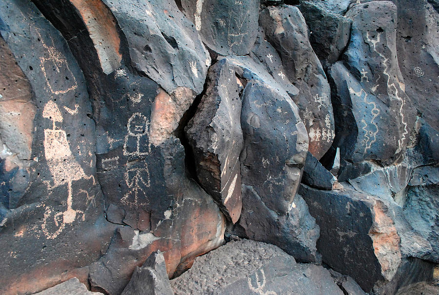 Petroglyph Panel Photograph by Glory Ann Penington
