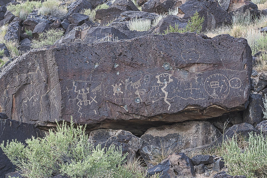Petroglyphs III - Albuquerque - New Mexico Photograph by Steven Ralser