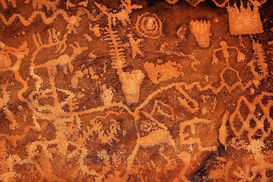 Petroglyphs Photograph by Phyllis Denton