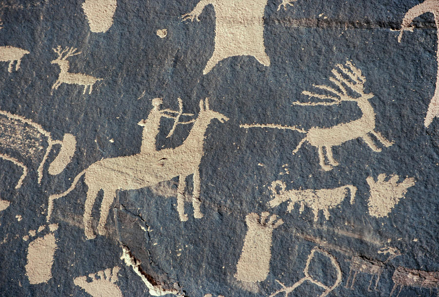Petroglyphs, Utah Photograph by Granger