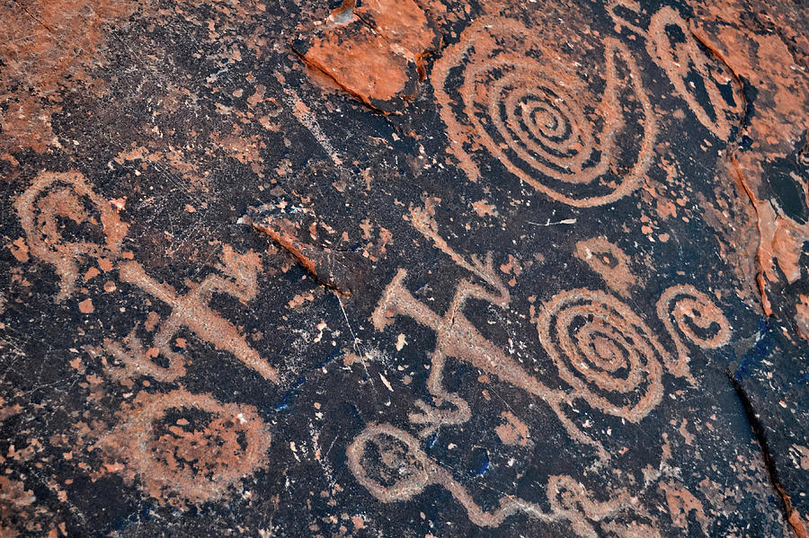 Petroglyphs Valley of Fire Photograph by Kyle Hanson