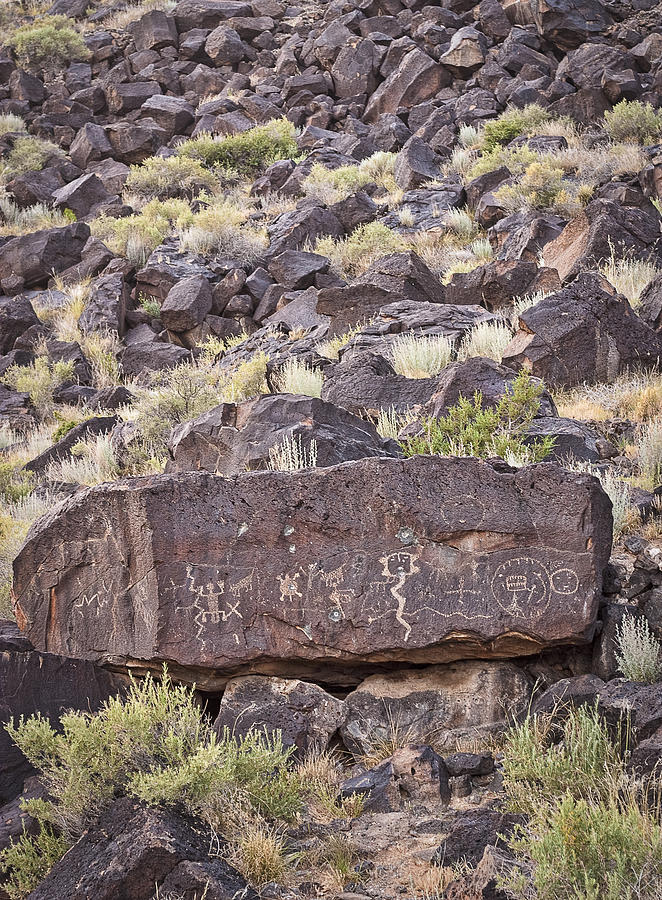 Petroglyphs VI - Albuquerque - New Mexico Photograph by Steven Ralser