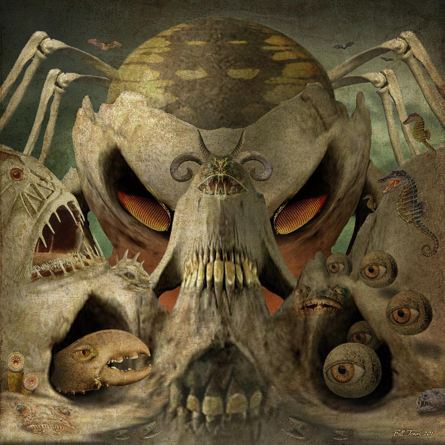 Petromorphs of Arachna Digital Art by Bill Jonas