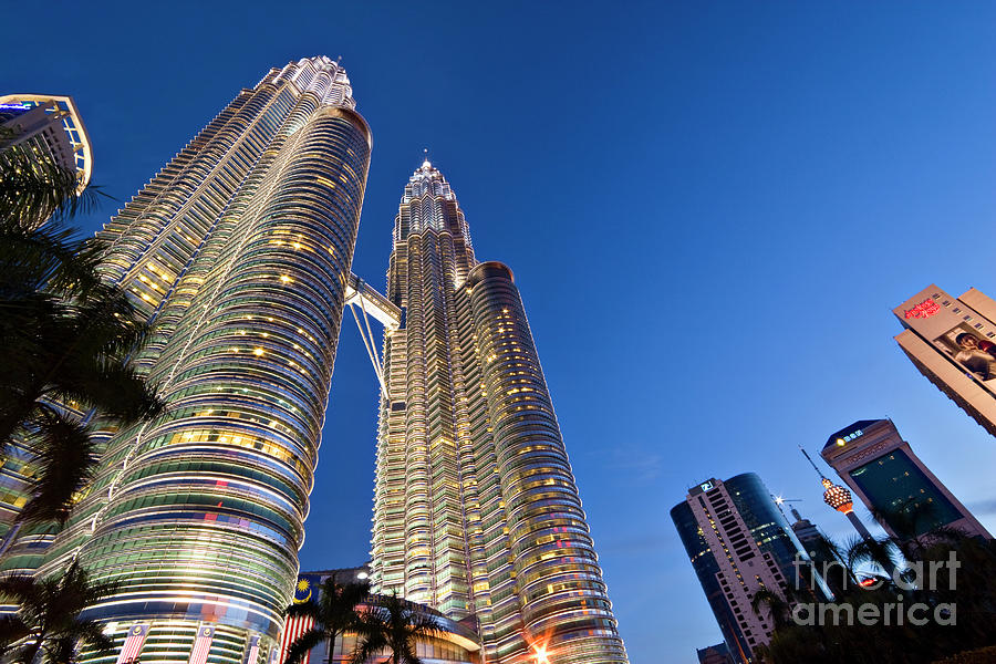 Petronas Towers Photograph by David Bleeker