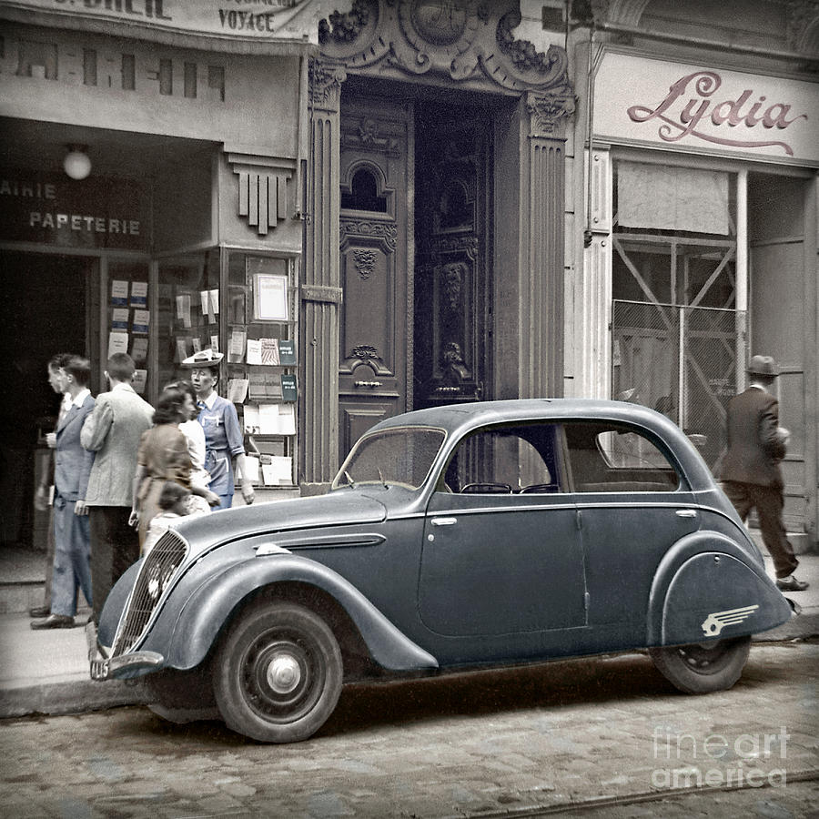 Peugeot 202 Berline 1948 Photograph by Martin Konopacki Restorations