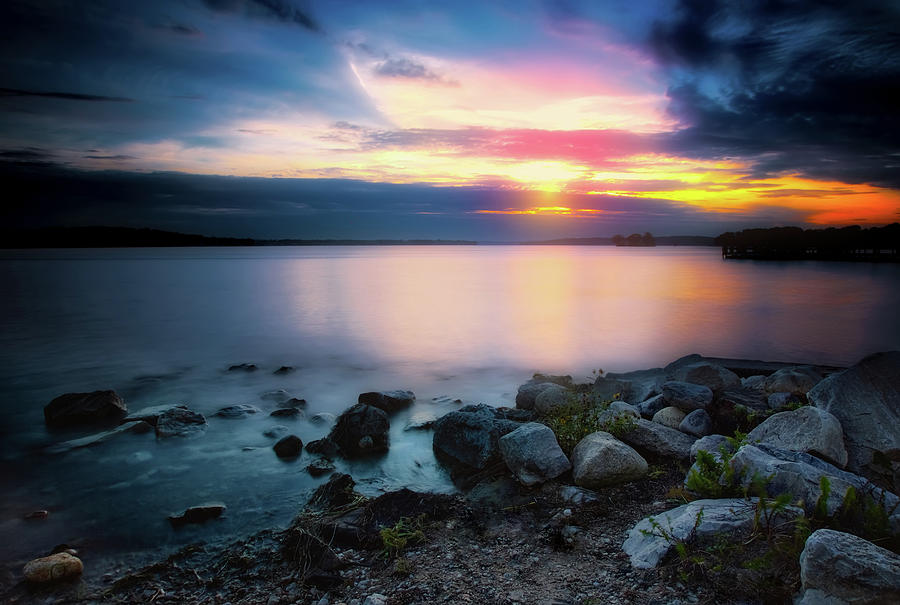 Pewaukee Lake Sunset #3 Photograph by Jennifer Rondinelli Reilly - Fine Art Photography