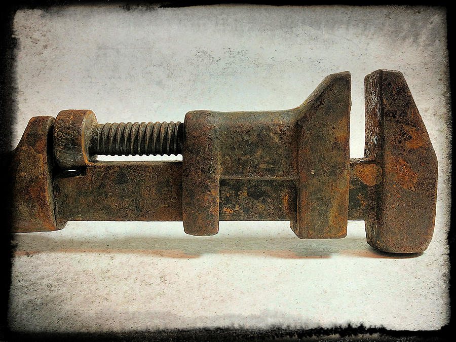 Pexto Adjustable Monkey Wrench Photograph by Scott Kingery