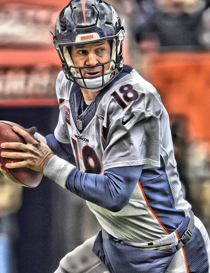 Broncos Peyton Manning Art Print