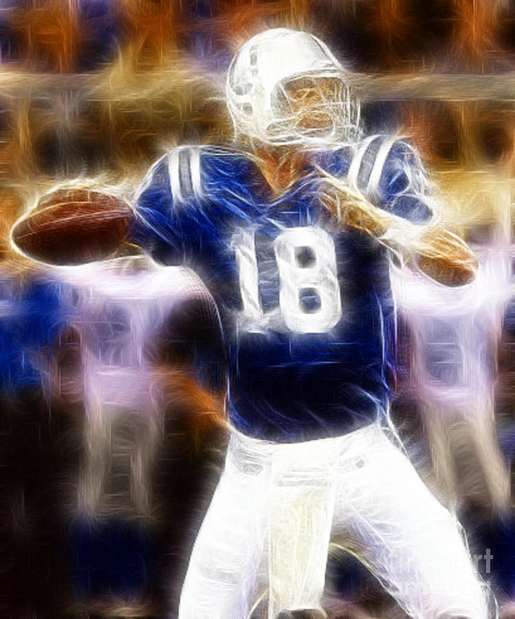Peyton Manning Digital Art - Peyton Manning by Paul Ward