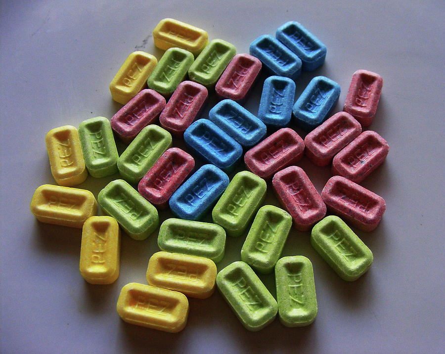 Candies Photograph - PEZ by Wilma Stout