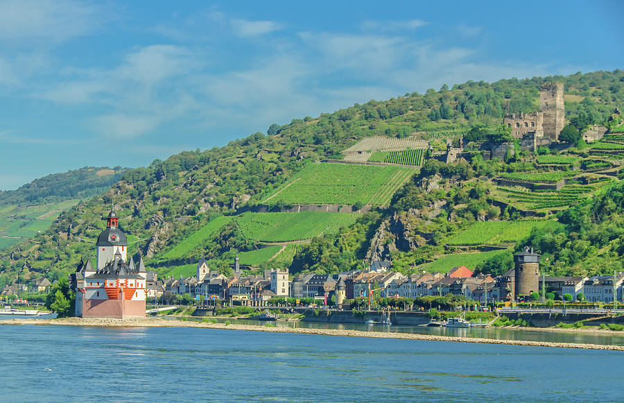 Pfalz Island Castle, Rhine River, Germany Photograph by Ina Kratzsch ...