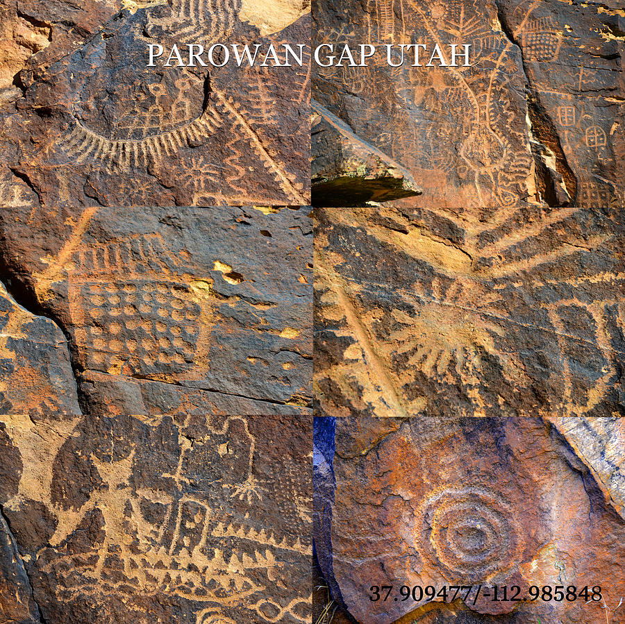 Parowan Gap Utah Petroglyph Site Photograph by David Lee Thompson