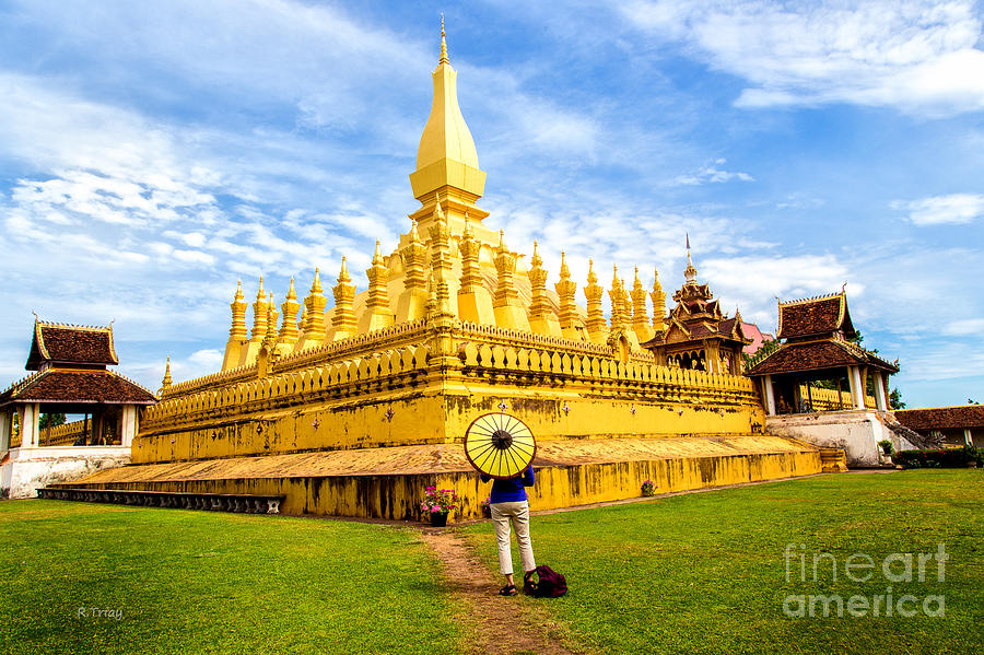 Pha That Luang Photograph by Rene Triay FineArt Photos
