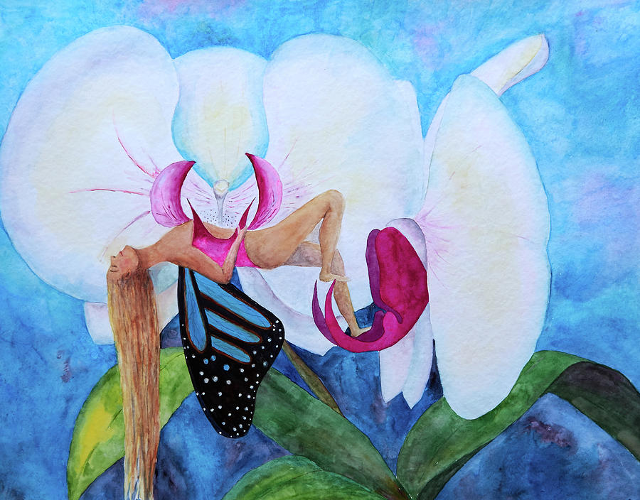 Phal Safe Painting by Patricia Beebe