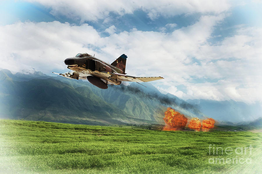 Phantom Bomb Run Digital Art by Airpower Art