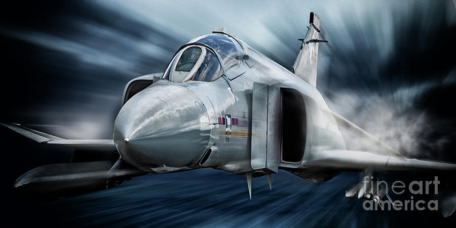 Phantom Digital Art -  Phantom FGR.2 XV497 by Airpower Art