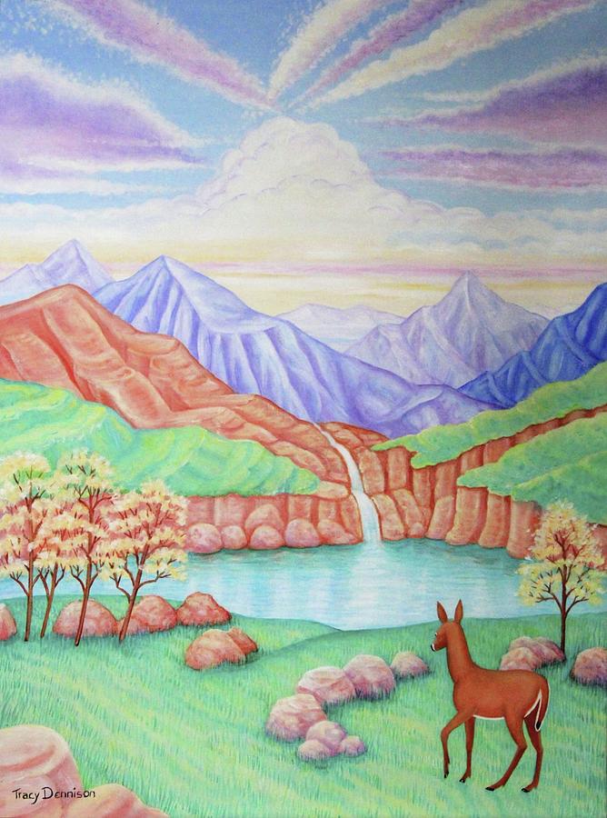 Phantom Valley Painting by Tracy Dennison
