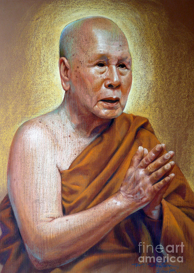 Portrait Painting - Phanya Nandhapikku by Chonkhet Phanwichien Portrait Painting - Phanya Nandhapikku by Chonkhet Phanwichien