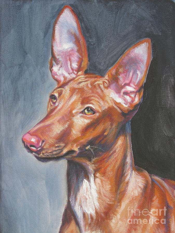 Dog Painting - Pharaoh Hound by Lee Ann Shepard