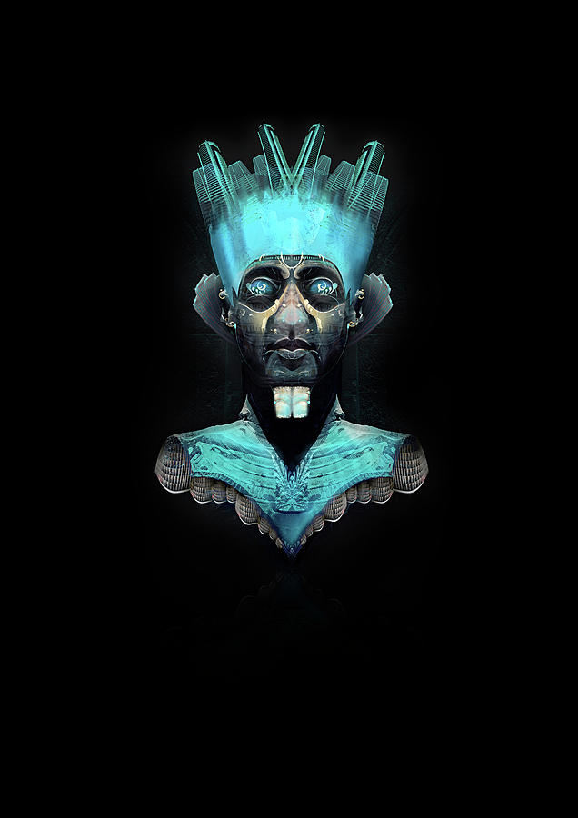 Pharaoh of Kaos  Digital Art  by Govan Basson