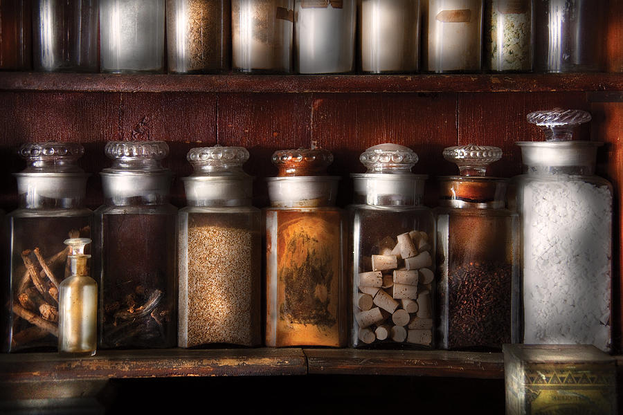 Fantasy Photograph - Pharmacist - From corks to twigs by Mike Savad