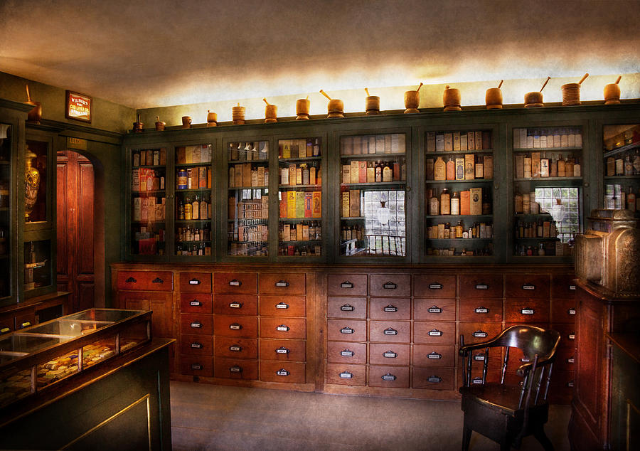 Pharmacy - The Apothecary Shop Photograph by Mike Savad
