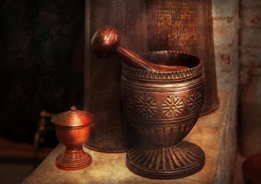 Pharmacy - Pestle - Luxury Tools  Photograph by Mike Savad