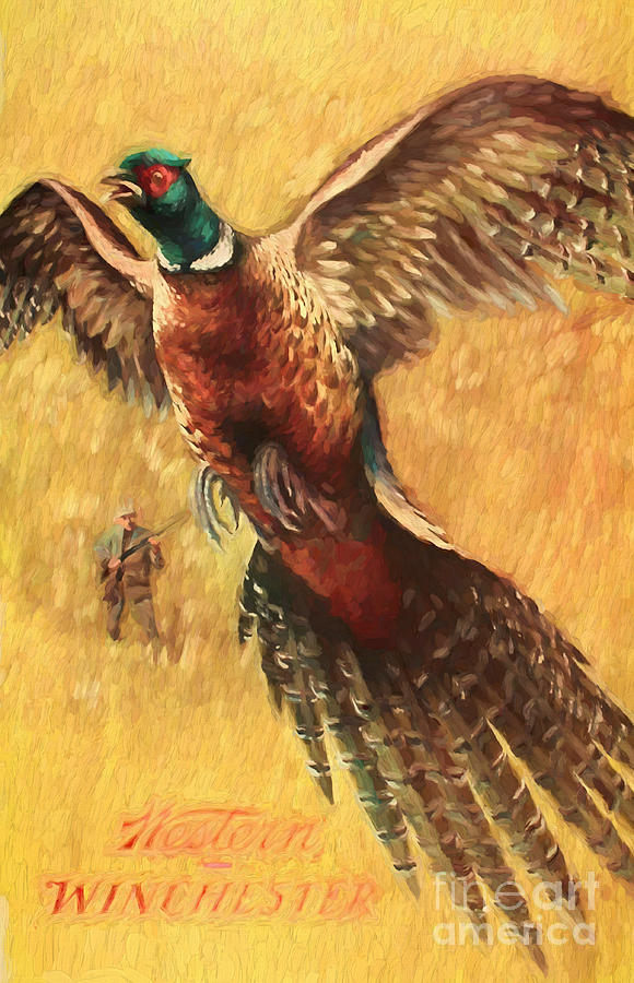 Pheasant Hunter Painting by Steven Parker