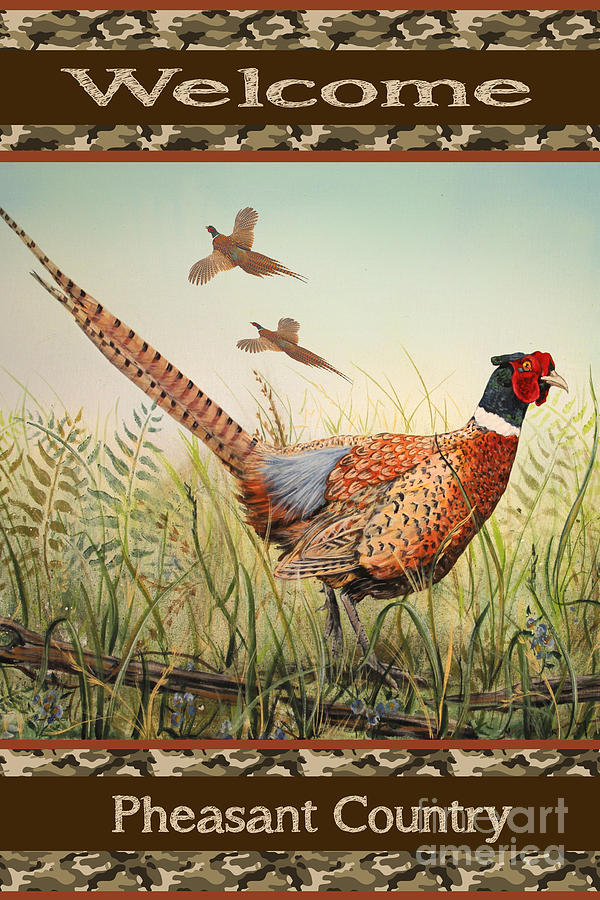 Pheasant-JP2805 Painting by Jean Plout