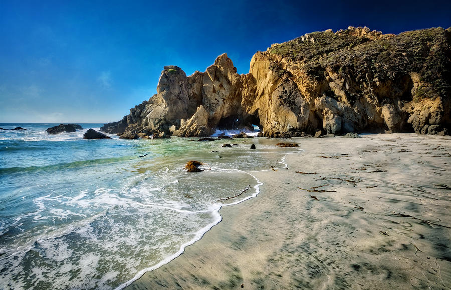 Pheiffer Beach #5 - Big Sur California Photograph by Jennifer Rondinelli Reilly - Fine Art Photography