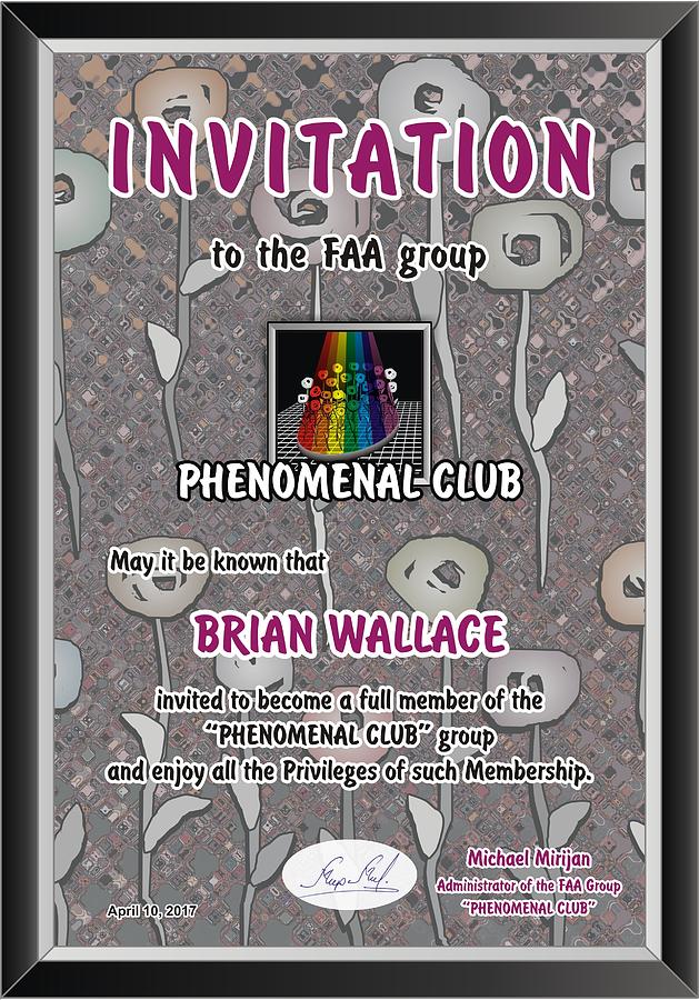Phenomenal Club Group Digital Art by Brian Wallace